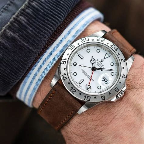 rolex 16570 tropic strap|Strap Guide – The Rolex Explorer 2 White Dial 16570 .